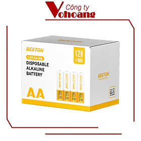 Hộp 48 Pin tiểu Beston AA chống chảy Alkaline thế hệ mới, thời gian sử dụng lâu hơn