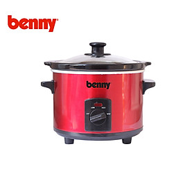 Nồi Tiềm Nấu Cháo Chậm Kho Cá Hầm Chưng Yến Đa Năng Benny BSL-35A (3.5 lít) - Hàng chính Hãng 