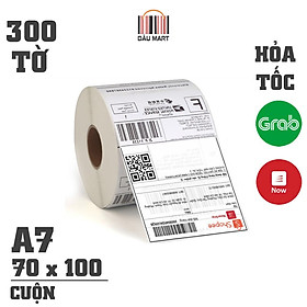 Mua Tem in mã vận chuyển giao hàng 70mm x 100m cuộn 290 tem