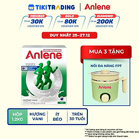 Sữa Bột Anlene Hương Vanilla (Hộp Giấy 1,2kg)