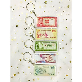 (SET 1) 05 cái Móc Khóa Hình Tiền Xưa Việt Nam gồm các mẫu trong hình