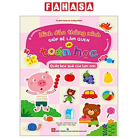 Hình Dán Thông Minh Giúp Bé Làm Quen Với Toán Học - Quầy Hoa Quả Của Lợn Con