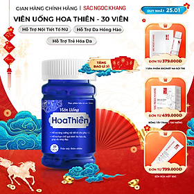 Viên Uống Hoa Thiên Hộp 30 Viên Giúp Đẹp Da Cân Bằng Nội Tiết Tố Cải Thiện Sinh Lý Nữ