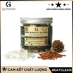 Bánh Biscotti ăn kiêng GUfoods (Vị dừa ngũ cốc) - Lành mạnh - bổ dưỡng - phù hợp eat clean