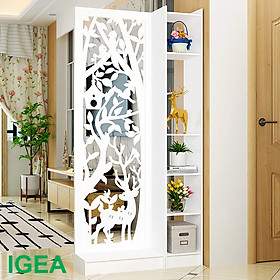 Mua Vách Bình phong Tuần Lộc liền 01 kệ