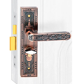 Ổ khoá cửa tay gạt Việt Tiệp 04512 hợp kim giả cổ dùng khóa cửa chính, cửa thông phòng, cửa ban công với loại cửa gỗ, nhôm, nhựa lõi thép,...
