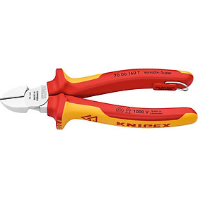 KỀM CẮT KNIPEX DÀI 160 MM CÁCH ĐIỆN 1000 V CÓ VÒNG GẮN DÂY AN TOÀN 70 06