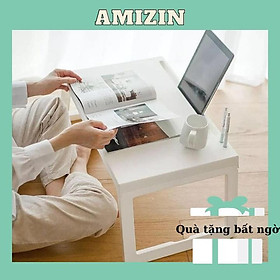 Mua Bàn xếp thông minh học sinh văn phòng Bàn học nhựa gấp đa năng để điện thoại ipad