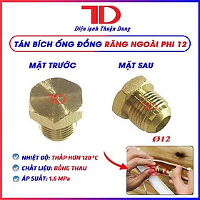 Mua Tán bích ống đồng  bít ren ngoài  đầu bịt ren điều hòa  phi các loại dùng cho nhiều dòng máy lạnh  hàng chính hãng  Điện Lạnh Thuận Dung