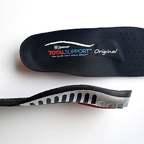 Lót giày sức khỏe Spenco Total Support Original 46-695 hỗ trợ nâng vòm, dùng cho giày thể thao, giày tây, giày lười