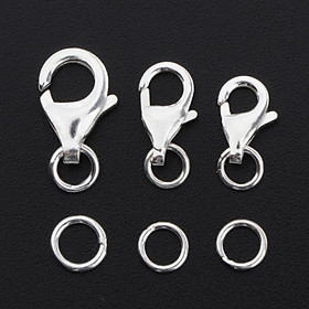 3 Sets Lobster Claw Clasps Jewelry Findings DIY Key Rings Crafts