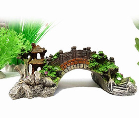 Tiểu Cảnh Nhựa Trang Trí Hồ Cá Hình Cầu