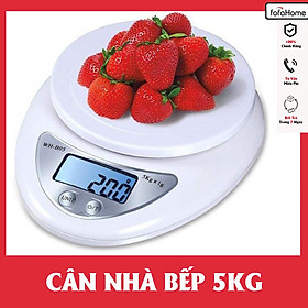 Cân Tiểu Ly Điện Tử Mini Nhà Bếp Cân Thực Phẩm Loại 5Kg Tiện Lợi Cân Tiểu Ly Điện Tử Nhà Bếp Mini Làm Bánh Đồ Ăn Nguyên Liệu Chính Xác Cao Tặng Kèm Pin