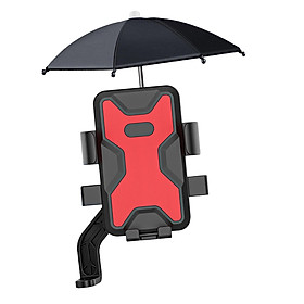 Motorcycle Phone Navigation Holder Motorcycle Phone Stand with Umbrella