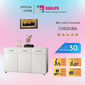 Mua Bàn sảnh ra vào gỗ hiện đại SMLIFE Cheduba