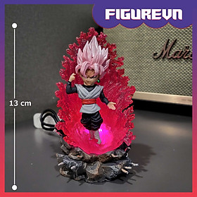 Mô hình Black Goku Super Saiyan Rose 13 cm có LED (usb) - Dragon Ball