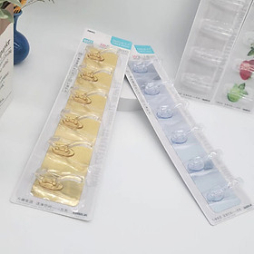 Mua Thanh 6 Móc dán tường Siêu Dính Dán Tường Nhà Tắm  Nhà Bếp  Tủ Quần Áo - CAO CẤP LOẠI 1