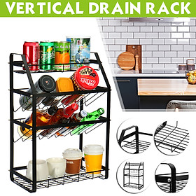 Mua 4 Tier Wall-Mounted Table And Vertical Floor-Standing Condiment ...