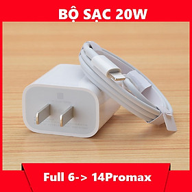 Mua Sạc nhanh 20W cho iphone 8 đến 14 USB-C BH 12 Tháng