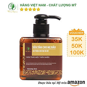 Hình ảnh Sữa Tắm Thảo Mộc Mềm Mại, Sáng Hồng Da Cho Mẹ Bầu Wonmom 250ml