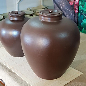 Mua Chum Rượu Sành Đựng Gạo Mẫu Trơn Gốm Sứ Bát Tràng