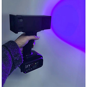 Đèn pin UV công nghiệp cầm tay công suất cao TERINO CP50W-UV (50W, 365nm, kiểm tra sơn xe ô tô, sấy khô Sơn UV, keo UV) – Hàng chính hãng