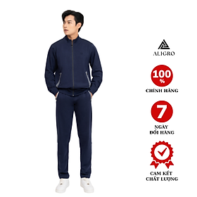 Bộ nỉ kéo khóa nam Aligro BN8