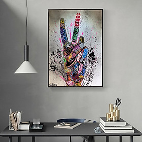 Mua Tranh canvas hai ngón tay chữ V – biểu tượng của sự chiến thắng