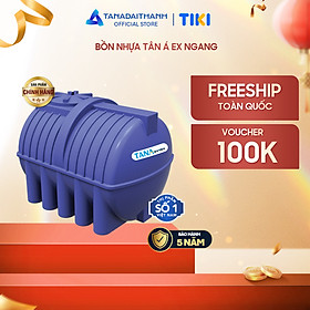 Mua Bồn nước nhựa Tân Á EX Ngang 500L 1000L 1500L 2000L - Hàng chính hãng  bảo hành 5 năm (Chỉ bán tại khu vực miền Bắc)
