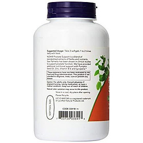 Viên Uống Hỗ Trợ Tuyến Tiền Liệt Now Prostate Support Từ Cây Cọ Lùn, Tầm Ma & Lycopene