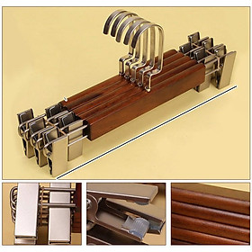 Mua KẸP QUẦN GỖ CROM-MÓC KẸP GỖ CROM-KẸP GỖ ĐẸP- MÓC TREO QUẦN ÁO SHOP THỜI TRANG - ĐỒ DÙNG TIỆN ÍCH GIA ĐÌNH