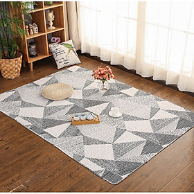Mua Thảm cotton lót sàn phong cách Nhật Bản hoa văn PA9256