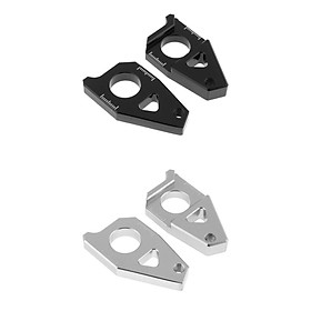 2 Pair Motorcycle Rear Axle Chain Adjuster for YAMAHA TMAX530 FZ8 FZ1 YZF R1