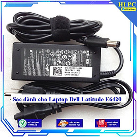 Sạc dành cho Laptop Dell Latitude E6420 - Kèm Dây nguồn - Hàng Nhập Khẩu