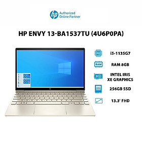 Laptop HP Envy 13-ba1537TU(4U6P0PA)(i5-1135G7 |8GB|256GB|Iris Xe Graphics|13.3' FHD) Hàng chính hãng