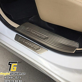 Bộ sản phẩm ỐP BẬC CỐP VÀ BẬC CỬA Inox xe Mitsubishi Xpander