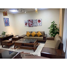 Bàn ghế Phòng Khách Gỗ Sồi Nga Cao cấp