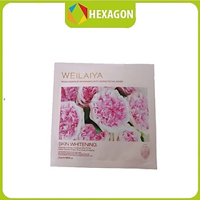 Mặt nạ trắng da hồng vạn cánh Weilaiya - Weilaiya Rose Essence Whitening Anti-aging Facial Mask - 1 miếng 