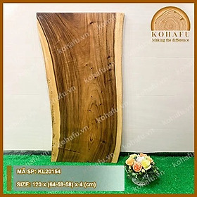 Mặt Bàn Dài 1.2m Gỗ Me Tây Nguyên Tấm Tự Nhiên KOHAFU