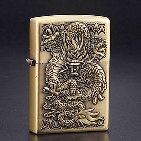 Bật lửa xăng God Dragon - Rồng Quân Vương A