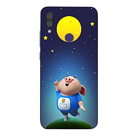 Ốp điện thoại dành cho máy Xiaomi Redmi Note 7 - Lợn con với mặt trăng MS FUNN0025