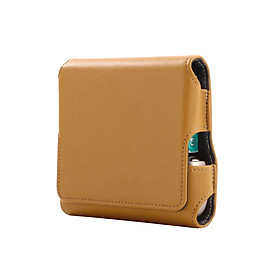 Magnetic Cover Compact Storage Box PU Leather Case for IQOS3.0 Electronic Cigarette with Card Slot Full Protection Shell Pocket
