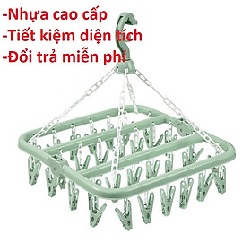 Mua Móc Chùm Phơi Quần Áo  Đồ Baby  Đồ Nhỏ 32 Kẹp Có Thể Gấp Gọn