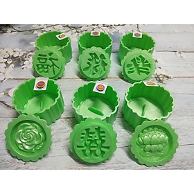 Mua Khuôn xôi xanh 9cm hình chữ Phúc  Lộc  Thọ  Hỷ  hoa sen  Hoa hồng đẹp mắt