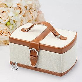 Jewelry Box with Removable Tray Women'S Storage Case for Earrings Gift Women