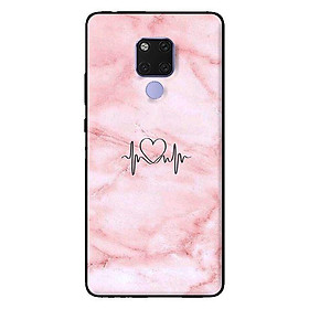 Ốp in cho Huawei Mate 20 Đá Hồng - Hàng chính hãng