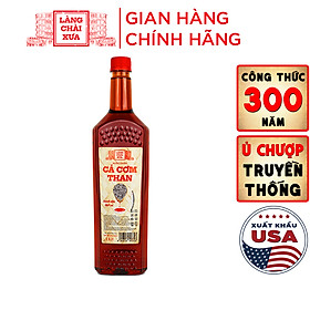 Đặc Sản Phan Thiết - Nước Chấm Cá Cơm Than Làng Chài Xưa Chai Nhựa Cao Cấp 1 Lít/Chai Đặc Biệt Thanh Dịu An Toàn Tiết Kiệm