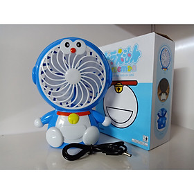 Mua Quạt Cầm Tay Mini  Để Bàn 2in1  HT  Hinh Doreamon ngộ nghĩnh có đèn ngủ cho bé NO.SY801
