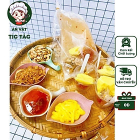 Mua Bánh Tráng Dẻo Ớt Chấm Sốt Bơ Me Tíc Tắc