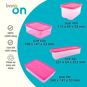 Mua HỘP NHỰA TRỮ THỰC PHẨM (NHIỀU KÍCH CỠ) - AN TOÀN KHI SỬ DỤNG
